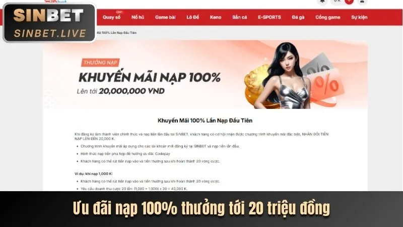 Hình ảnh hướng dẫn nạp rút tiền ke9o